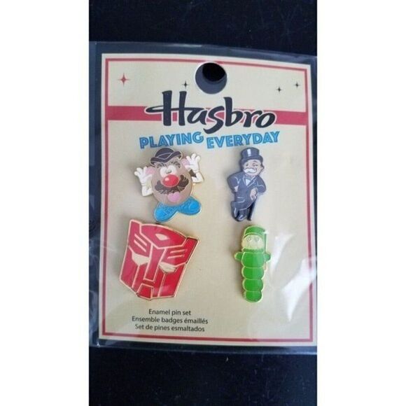 Mr Potatohead Glowworm Transformers Monopoly Funko POP! Hasbro Enamel Metal Pins - Picture 1 of 7